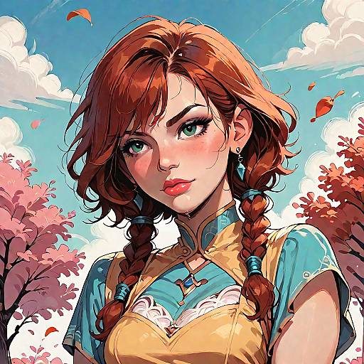 Jealous Woman in Akira-Style Comic Panel