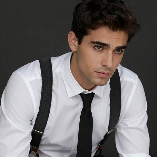 Elegant Portrait of a Handsome Man