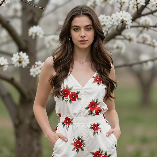 Charming Outdoor Portrait of Young Woman