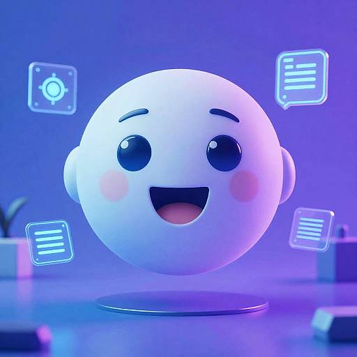 Friendly Android with Expressive Eyes