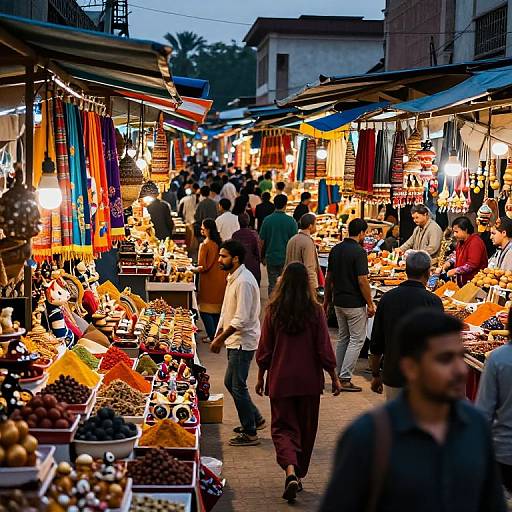 Vibrant Twilight Market Chaos