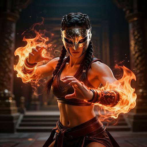 Powerful Mortal Kombat Female Fighter
