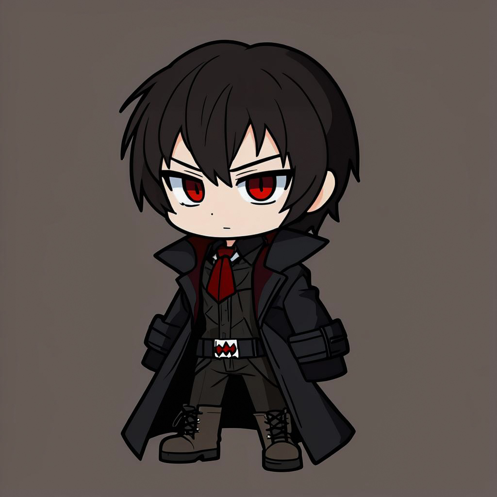 Chibi Night Stalker Vampire Character Design