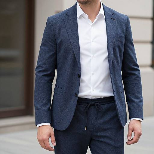 Modern Urban Fashion: Joggers & Blazer