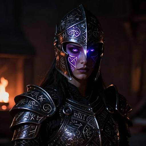 Ethereal Rune Knight in Flickering Forge