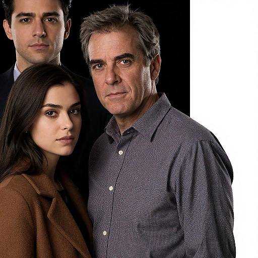 Movie Poster Featuring Middle-Aged Man and Young Woman