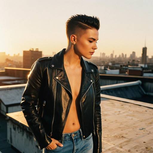 Chic Crew Cut Fade Fashion Editorial