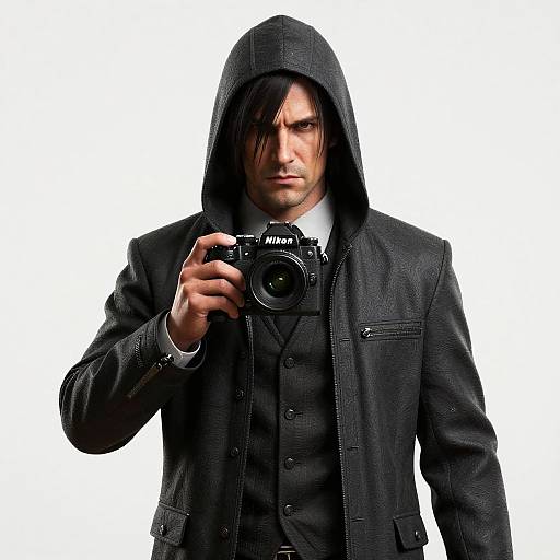 Photorealistic Agent 47 Portrait