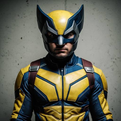 Realistic Wolverine Costume Portrait