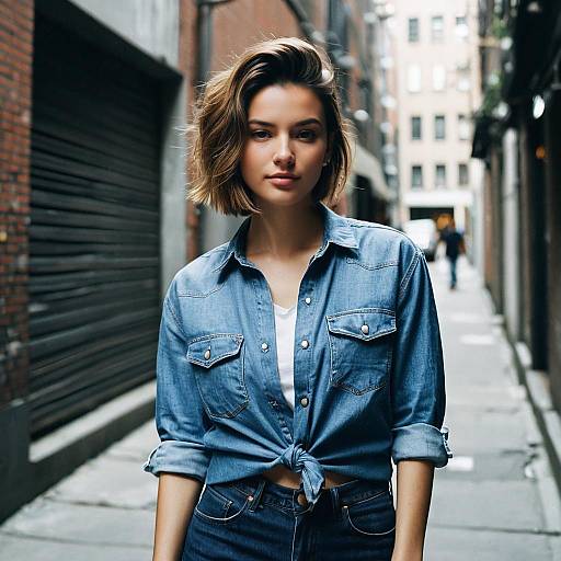 Disconnected Cut on Female Model