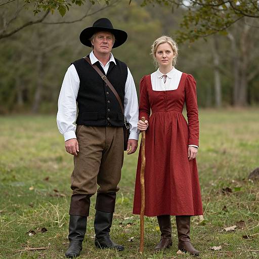 Colonial Style Historical Characters