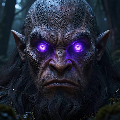 Ethereal Goliath in Enchanted Forest