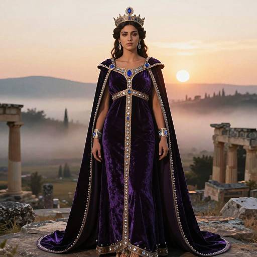 Hera, Goddess of Marriage in Violet