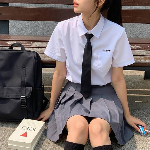 Casual Outdoor Portrait of Asian Woman
