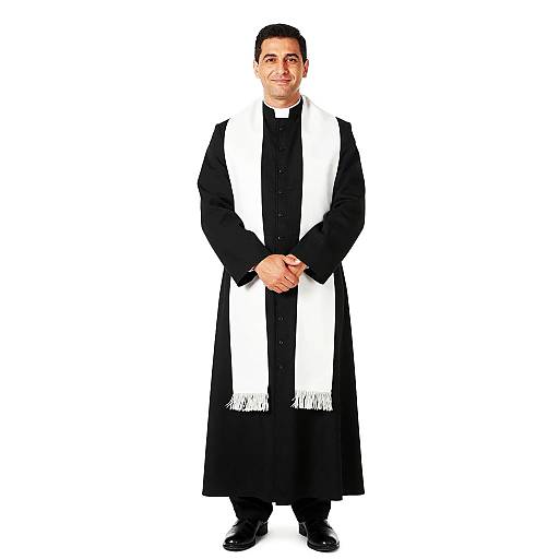 Formal Portrait of Clergyman in Robes