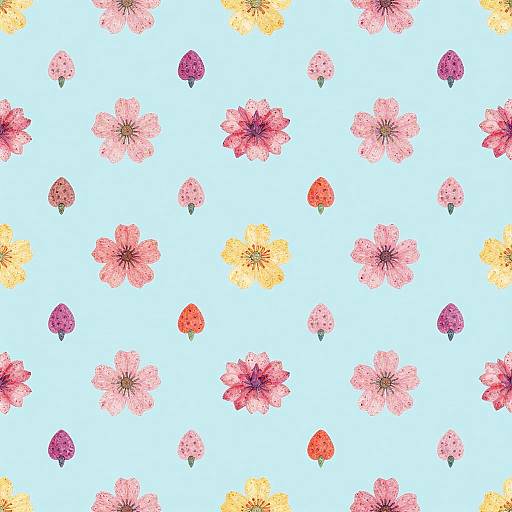 Whimsical Fantasy Petals Texture