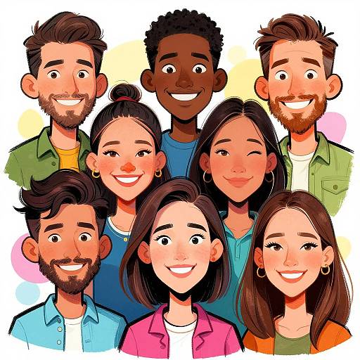 Vibrant Caricature Portrait Generator