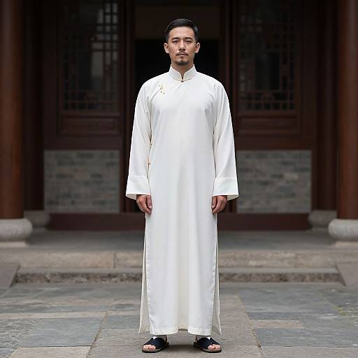 Traditional Chinese Male Attire Portrait