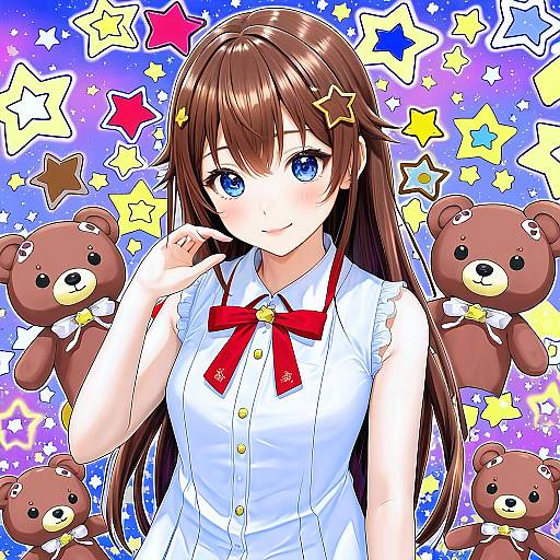 Illustration of Ankimo (tokino sora), hololive in the style of Shinmon akika