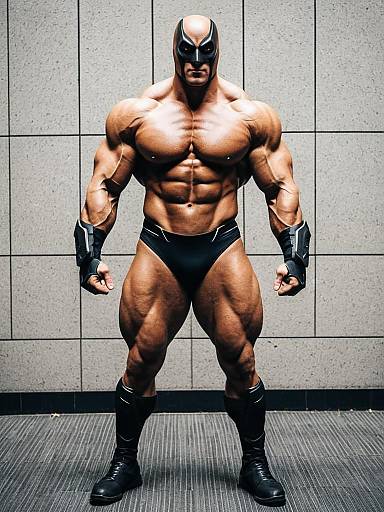 Muscular Buff Male Costume Cosplay Photo