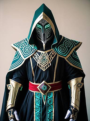 Man in Realistic Zant Cosplay Costume