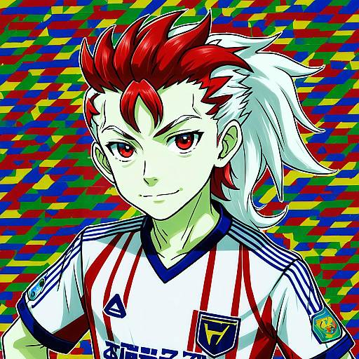 Illustration of Hakuryuu (inazuma eleven), inazuma eleven (series) in the style of Disco brando
