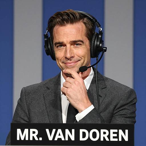 Stylish Speaker: Mr. Van Doren Portrait