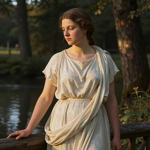 Klassischer Akt in natürlicher Harmonie