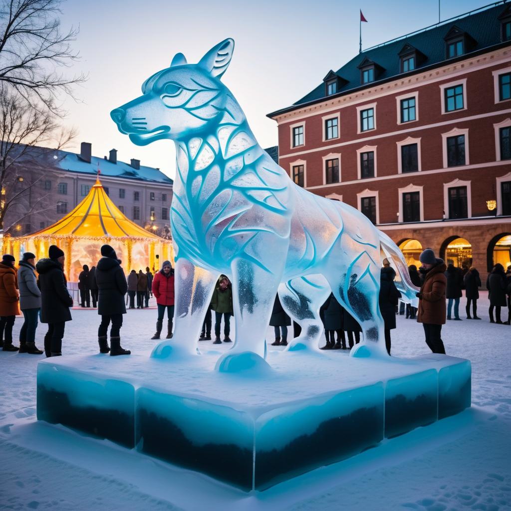 Winter Festival Ice Sculpture Extravaganza