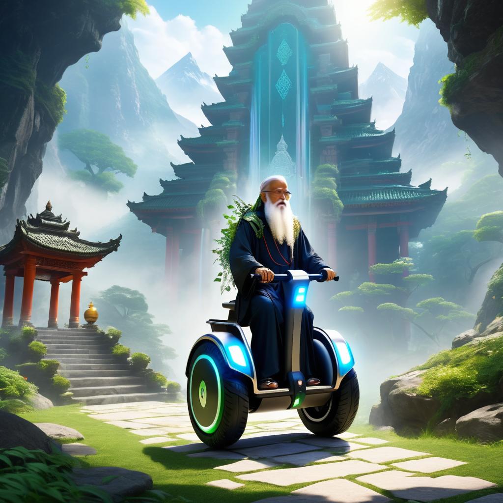 Magical Segway Journey of a Blind Seer