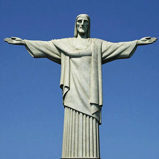 Cristo Redentor Statue at Golden Hour