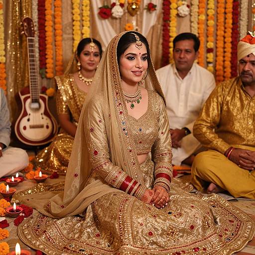 Punjabi Suit Girl at Wedding Celebration