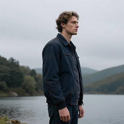 Profile Portrait of a Serious Man