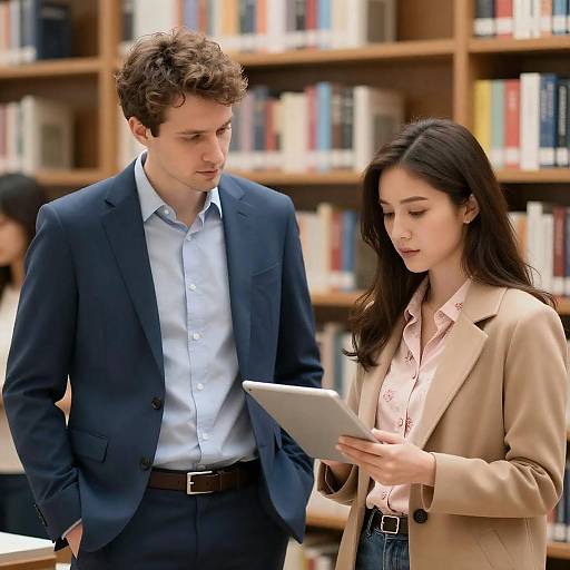Casual Library Interaction with Colorful Books