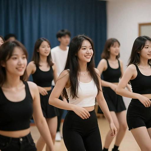 Joyful Dance Party with Six Women