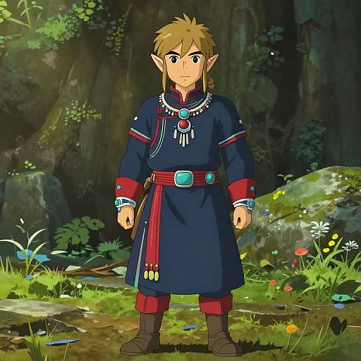 Tribal Link in Breath of the Wild Style