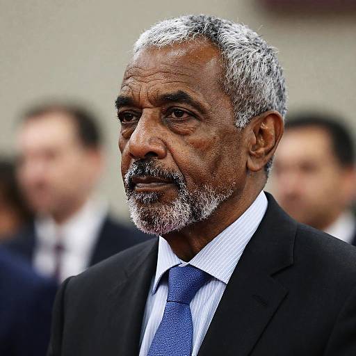 Portrait of Older Man in Suit