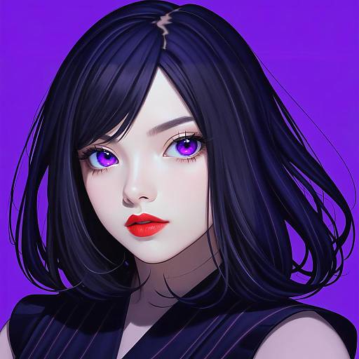 Illustration of Amano maya, persona in the style of Rkrk