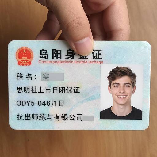 Driver's License Close-Up Photograph