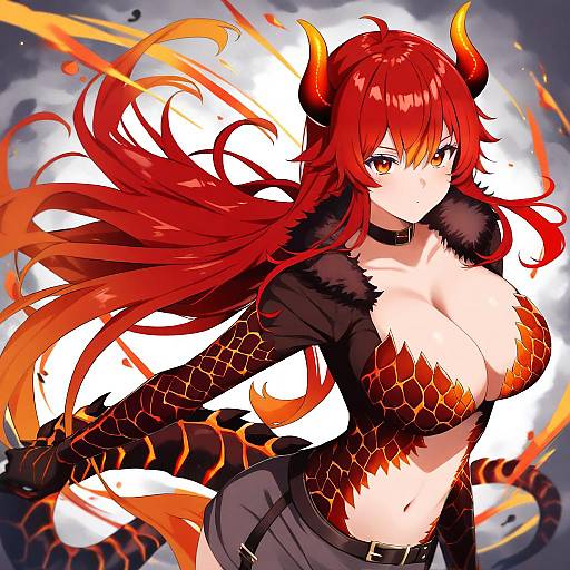 Illustration of Dola (nijisanji), nijisanji in the style of Kiona (giraffe kiona)