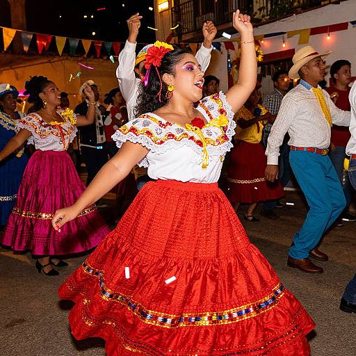 Energetic Latina Dance Fiesta