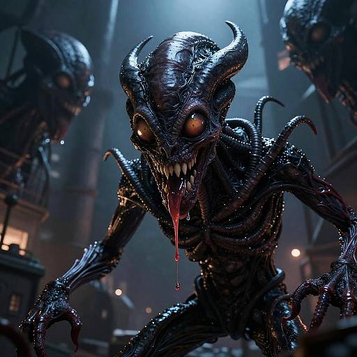 Eerie Bio-Organic Venoms in City