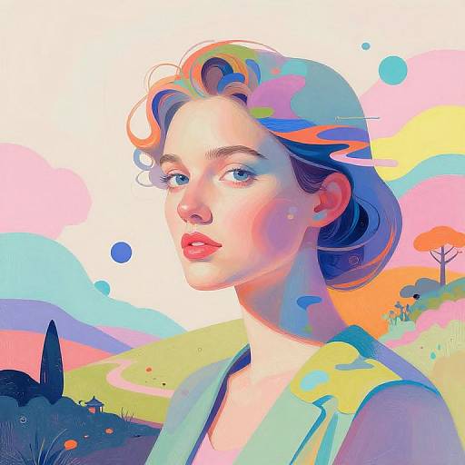 Surreal AI Art Transformation Scene