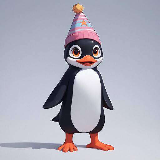 Regal Emperor Penguin in Ocean Setting Regal Emperor Penguin in Ocean Setting