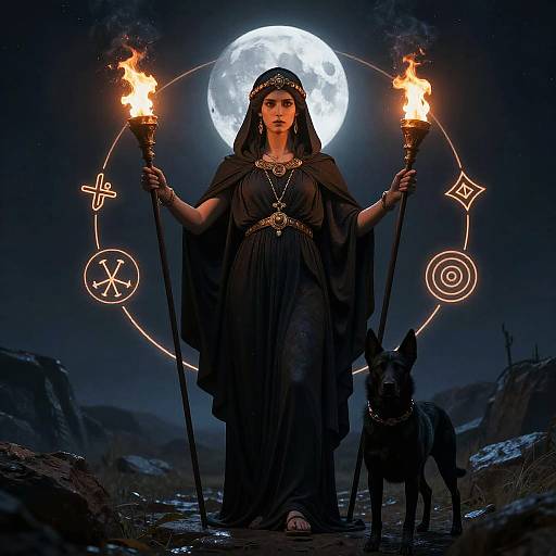 Hécate, Goddess of Magic and Crossroads