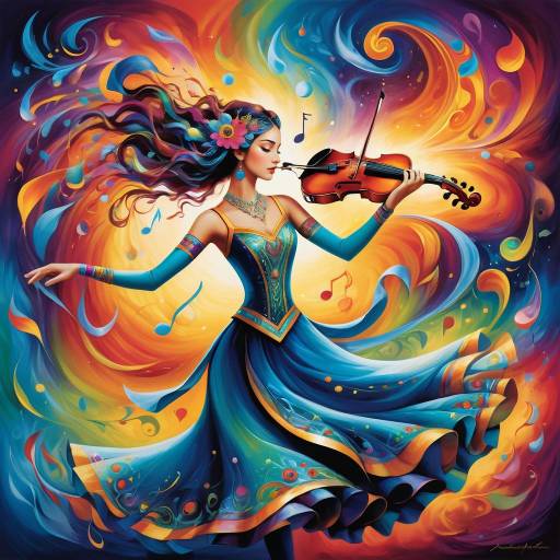 Musician Creating Reality Through Dance