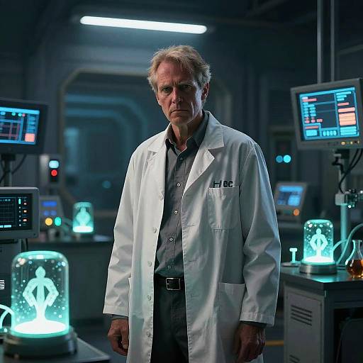 Dr Jack Bright in Cyberpunk Lab