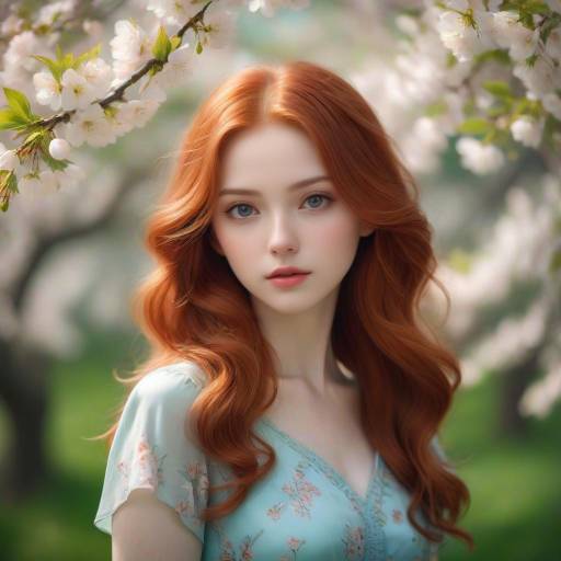 Vibrant Portrait of a Beautiful Woman