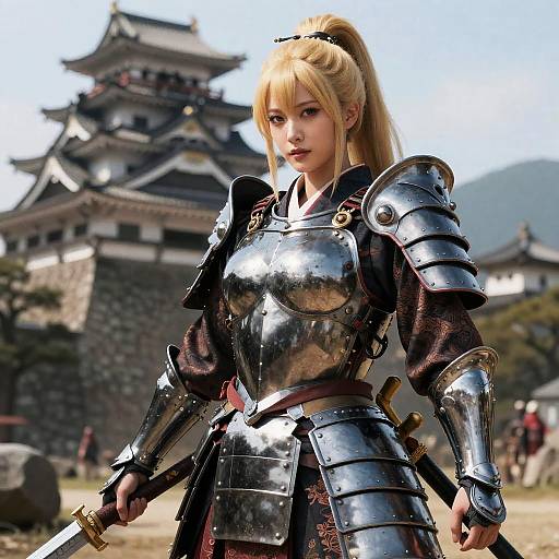 Armored Japanese Goddess of Temptation