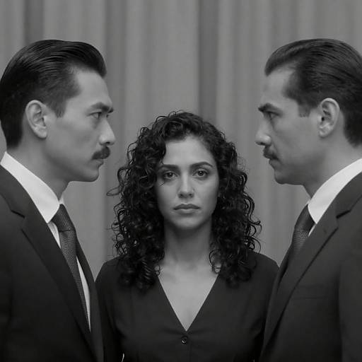 Triangular Composition in Black and White